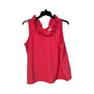 Ruffled Sleeveless Top with back tie